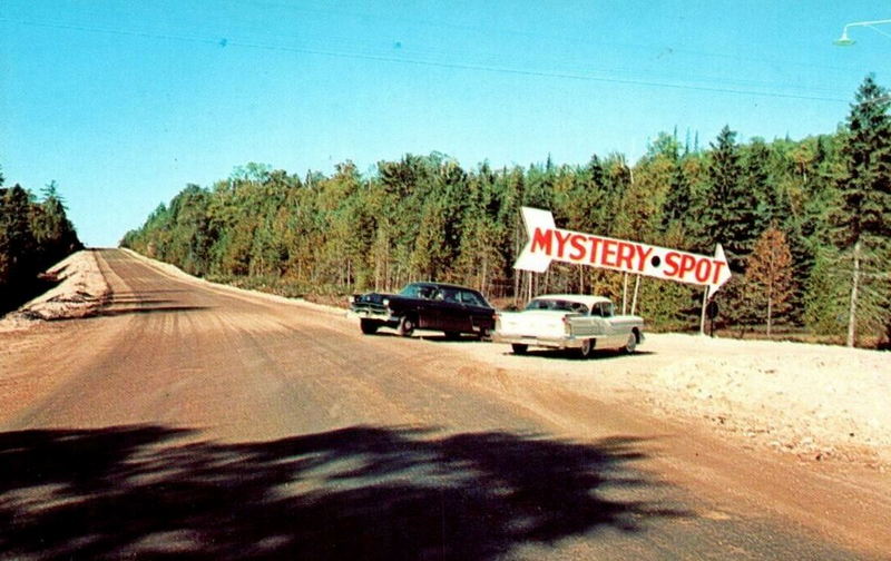 Mystery Spot - Vintage Postcard